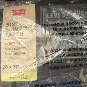 Levi’s 512 Slim Taper 28 x 30 brand new Black